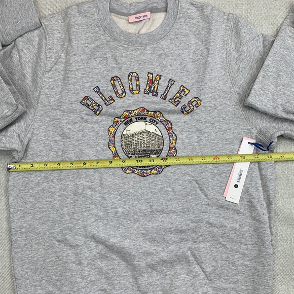 Bloomie's Unisex Cotton Crest Graphic Sweatshirt Size S - Picture 8 of 10